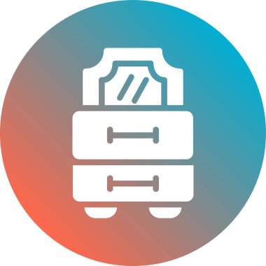 Modern simgenin vektör illüstrasyonu