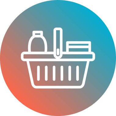 Çöp kutusu simgesi. vektör illüstrasyonu