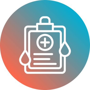 Modern b 'nin vektör illüstrasyonu tıbbi simgeden yoksun