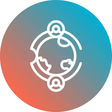 seo modern simgesinin vektör illüstrasyonu