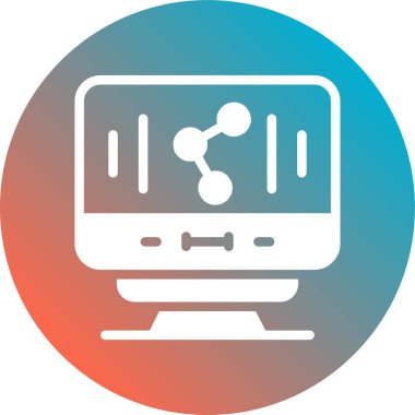 bilgisayar simgesi vektör illüstrasyonu