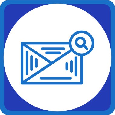 Posta simgesinin vektör illüstrasyonu