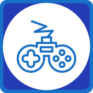 vektör biçiminde oyun denetleyici simgesi