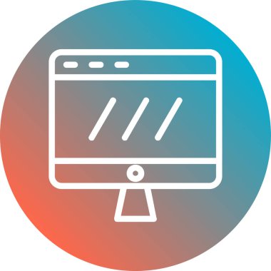 tarayıcı web simge vektör çizim