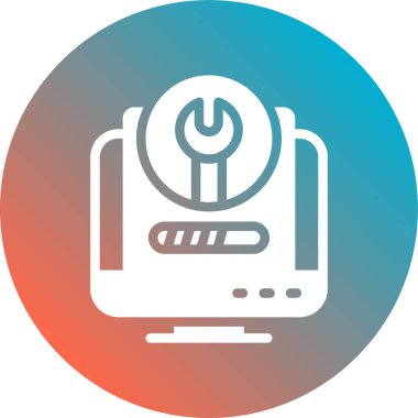 seo modern eksiklik simgesinin vektör illüstrasyonu