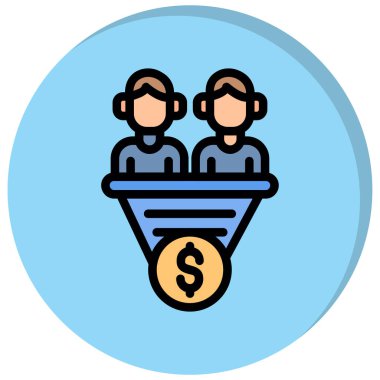 iş simgesi vektör illüstrasyonu