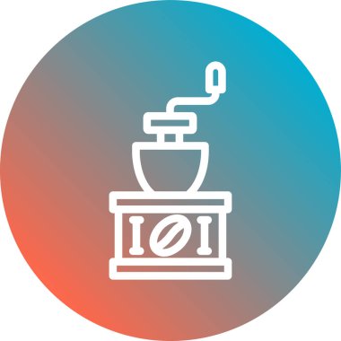 Kahve fincanı. Web simgesi basit illüstrasyon