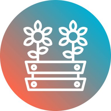 Vektör illüstrasyonu, simge ögesi arkaplanı