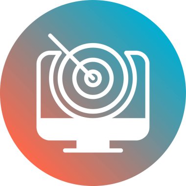 seo modern simgesinin vektör illüstrasyonu