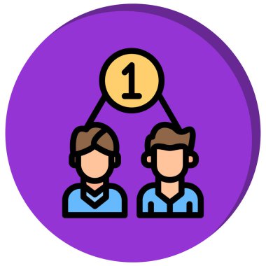 İki kadınla iki kişi.