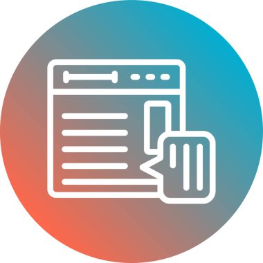 seo modern simgesinin vektör illüstrasyonu