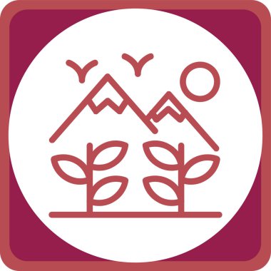 Bir ev simgesinin vektör illüstrasyonu