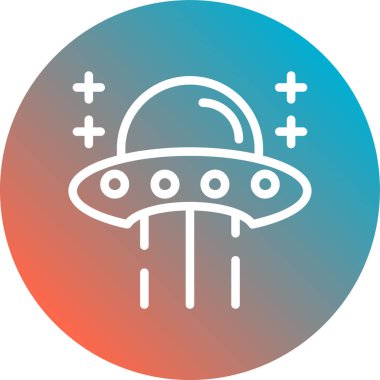 vector illustration of alien icon
