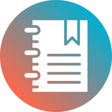 Belge simgesinin vektör illüstrasyonu