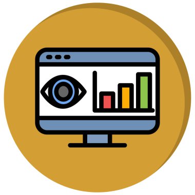 iş ve ofis vektör simgesi