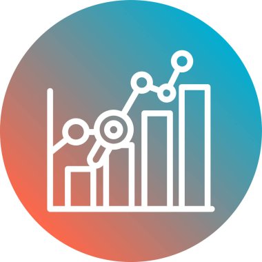 İş ve finans simgesinin vektör illüstrasyonu