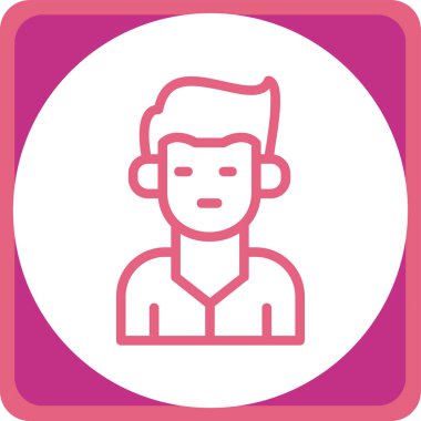 avatar. Web simgesi basit tasarım