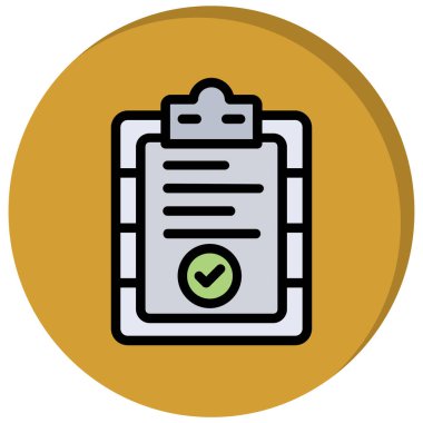 vektör onay işareti simgesi