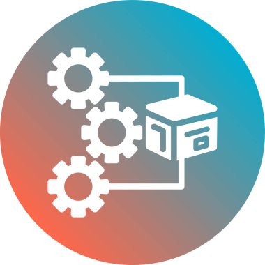 Modern b 'nin vektör illüstrasyonunda makinenin eksik simgesi