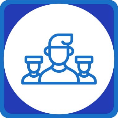 İnsan simgesinin vektör illüstrasyonu