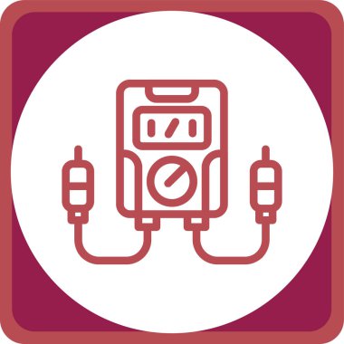 Bir smartphone simge vektör çizim