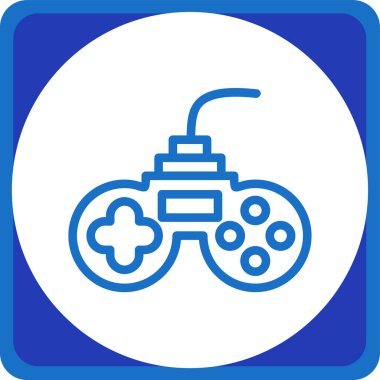 Oyun kolu. Web simgesi basit illüstrasyon