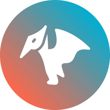 Hayvan simgesinin vektör modern illüstrasyonu