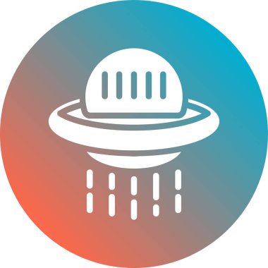 Benzersiz yemek simgesi vektör çizimi