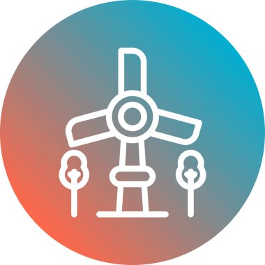 Modern simgenin vektör illüstrasyonu