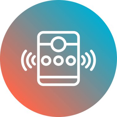 Modern b 'nin vektör illüstrasyonunda müziğin eksik simgesi