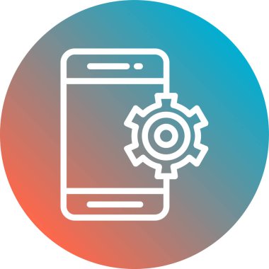 Simge vektör illüstrasyonu ayarlanıyor