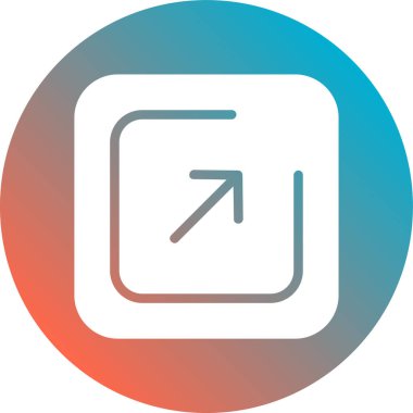 Ok ikonu. düz biçim.