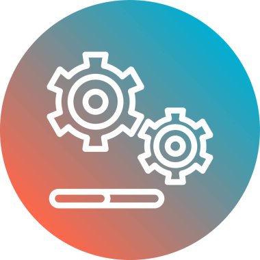 Vektör ayarı Simge illüstrasyonu