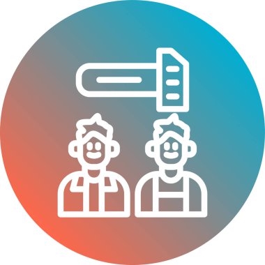 İnsan simgesinin vektör illüstrasyonu