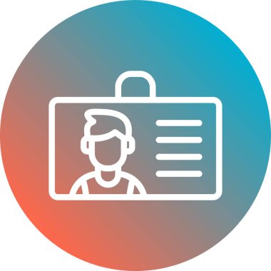 doktor kartı düz vektör simgesi