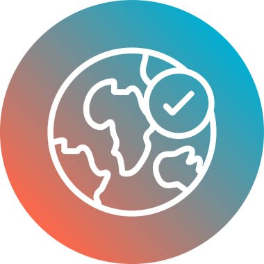 toprak simgesi vektör illüstrasyonu