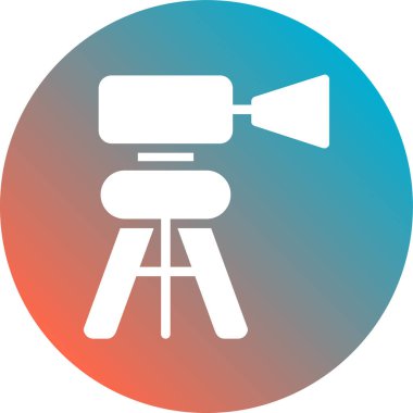 Kamera simgesi, vektör illüstrasyonu