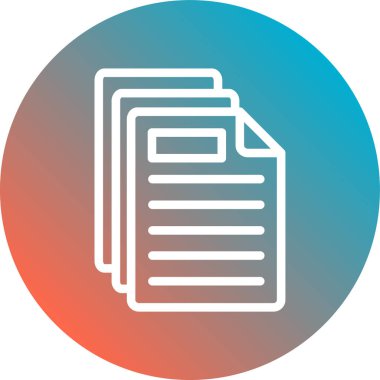 dosya vektör simgesi modern basit tasarım illüstrasyonu