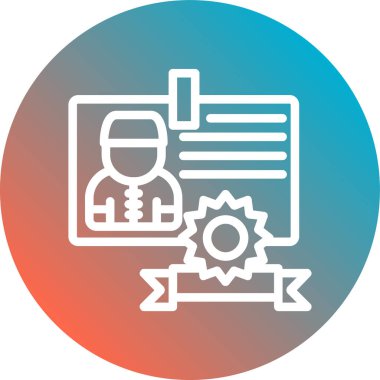 Modern simgenin vektör illüstrasyonu