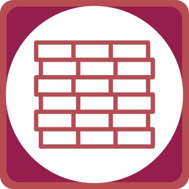 Bir pencere simgesinin vektör illüstrasyonu