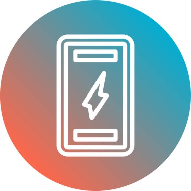 Güç simgesinin vektör illüstrasyonu