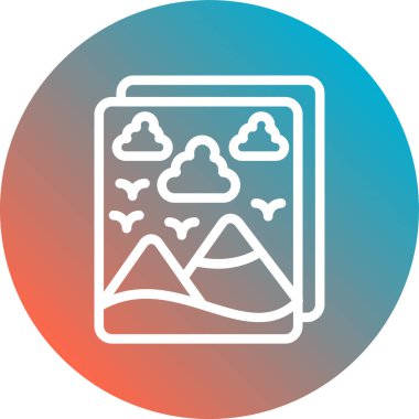 Bulut simgesinin vektör illüstrasyonu