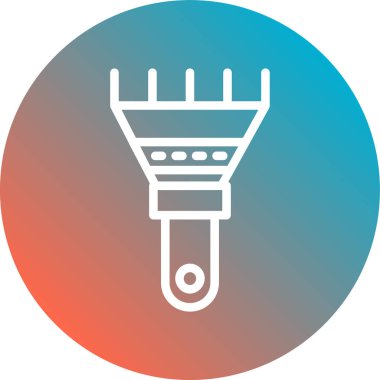 Bahçe simgesinin vektör illüstrasyonu