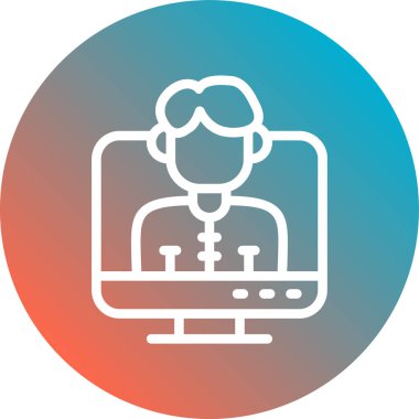 Seo simgesinin vektör illüstrasyonu