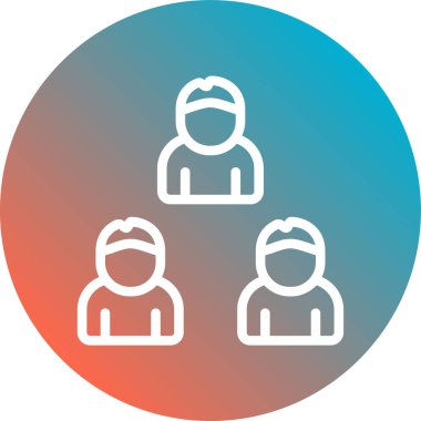 İnsan simgesinin vektör illüstrasyonu