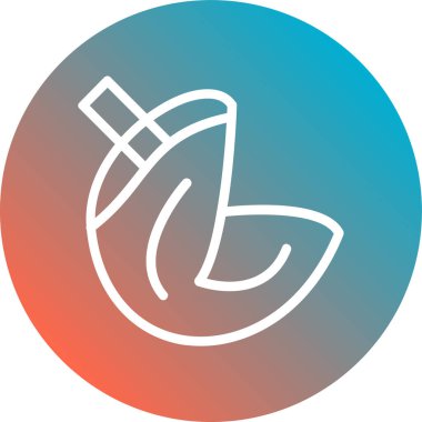 sağlıklı yiyecek vektör çizgisi simgesi