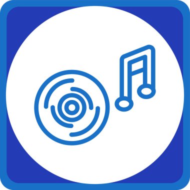 Müzik notasının vektör illüstrasyonu