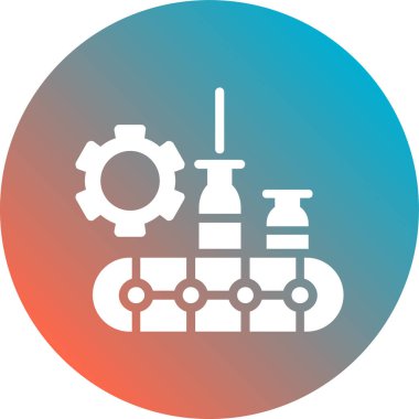 vektör Benzin İstasyonu Ico