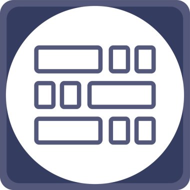 Yerleşim planı. Web simgesi basit tasarım