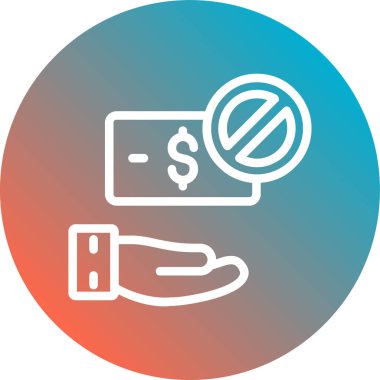 Modern simgenin vektör illüstrasyonu